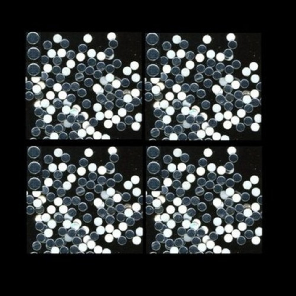 MIRROR HotFix Nailheads CLEAR Iron on 3mm 2 Gross 288 Pieces